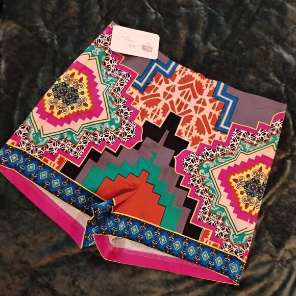Multi Color Southwest Shorts - Picture 1 of 2